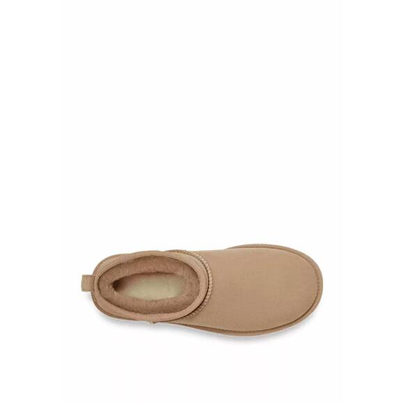 NEW UGG women's classic ultra mini boot in sand - Picture 2 of 6